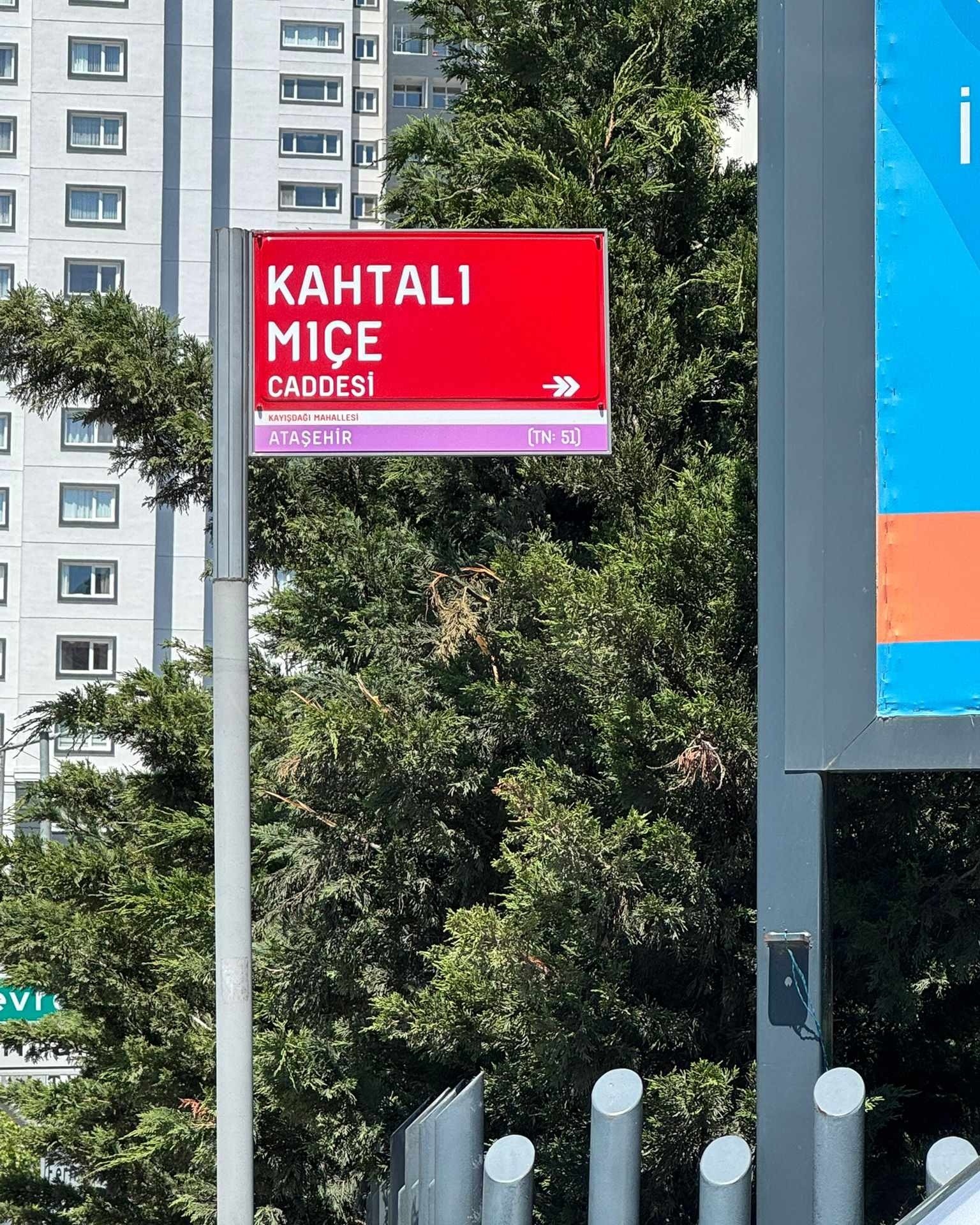 İstanbul Ataşehir'de bir caddeye Kahtalı Mıçe ismi verildi..!