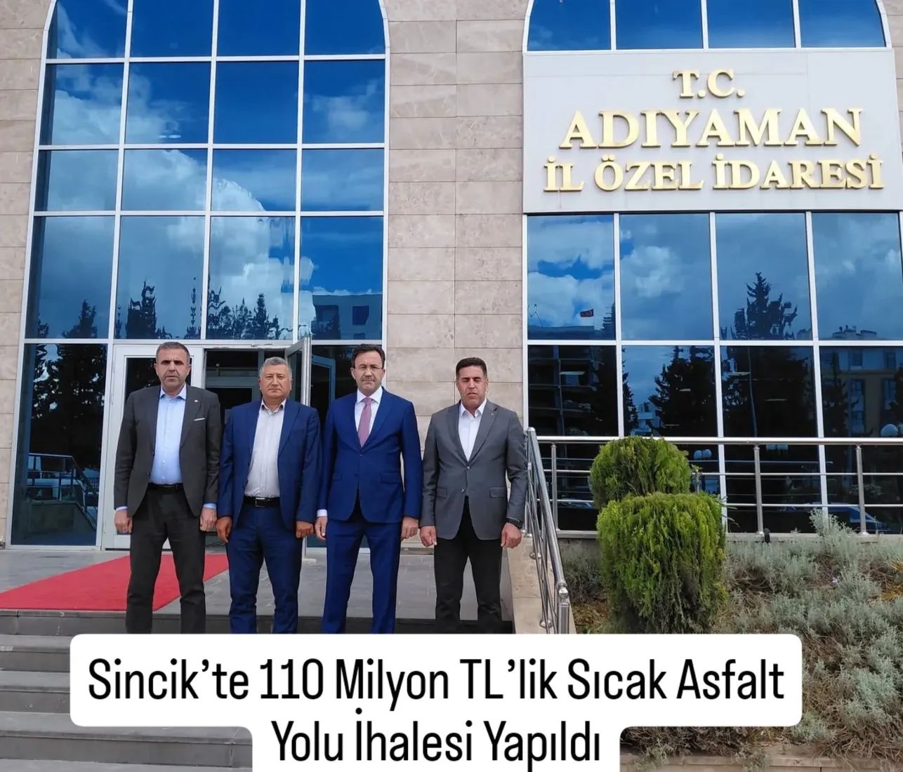 Sincik’te 110 Milyon TL’lik Sıcak Asfalt Yolu İhalesi Yapıldı